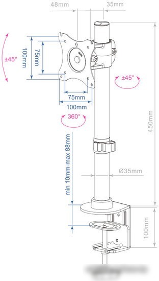 Кронштейн Arm Media LCD-T41