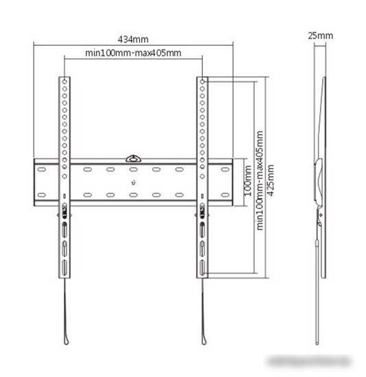 Кронштейн Gembird WM-55F-02