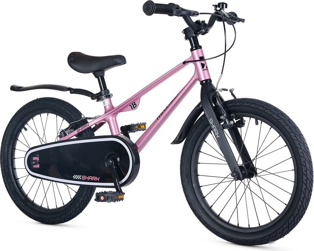 Детский велосипед Maxiscoo Shark Sport 18 2025 MSC-SH1843 (розовый жемчуг, разобранный)