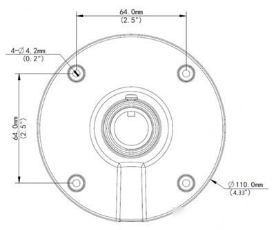 Крепление для камер видеонаблюдения Uniview TR-CM24-IN