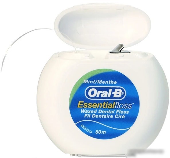 Зубная нить Oral-B Essential Floss Невощеная 50 м
