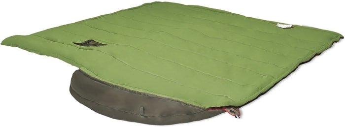 Спальный мешок AlexikA Summer Wide Plus 230 (левая молния, оливковый)