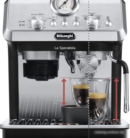Эспрессо кофемашина DeLonghi La Specialista Arte Manual EC9155.MB