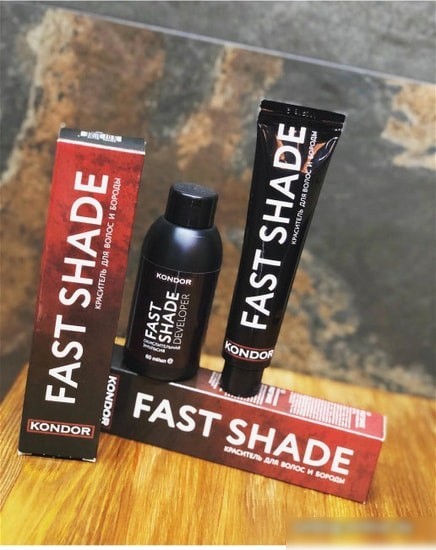 Краска для бороды Kondor Fast Shade 2 черный 60 мл