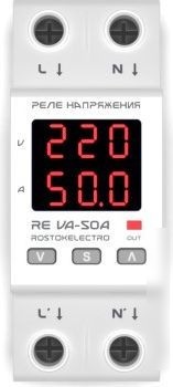 Реле напряжения RostokElektro VА-50А RE