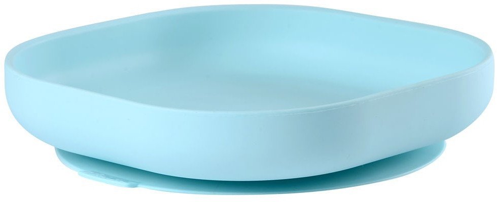 Тарелка для кормления Beaba Assiette Silicone 913430 (Plate Blue)