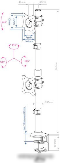 Кронштейн Arm Media LCD-T43