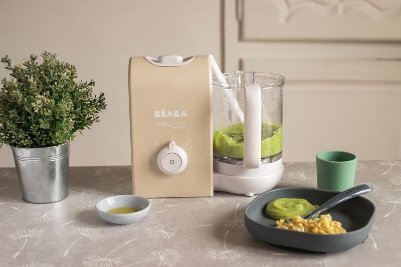 Тарелка для кормления Beaba Assiette Silicone 913550 (Mineral Grey)