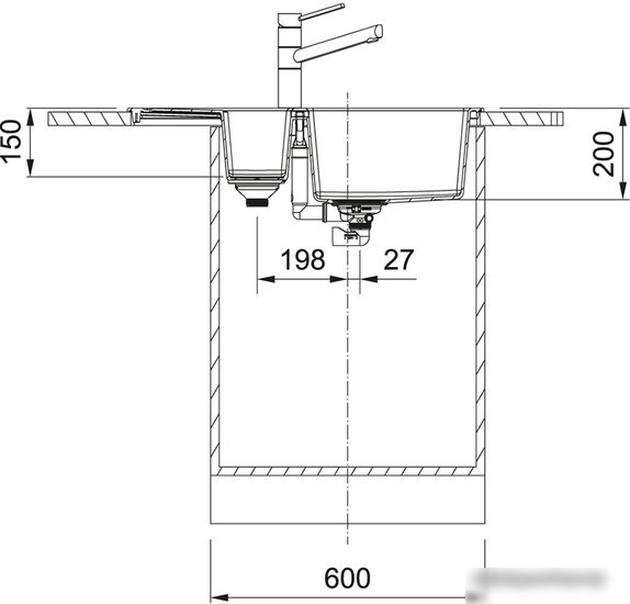 Кухонная мойка Franke Sirius 2.0 S2D 651-78 Tectonite 143.0628.385 (белый)
