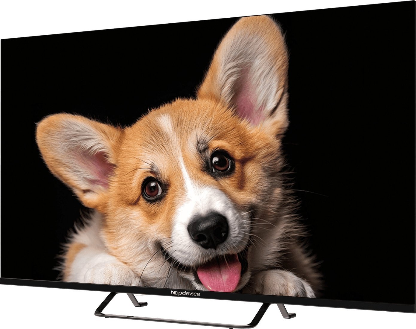 Телевизор Topdevice 43" SMART TV YаOS 03 (черный)