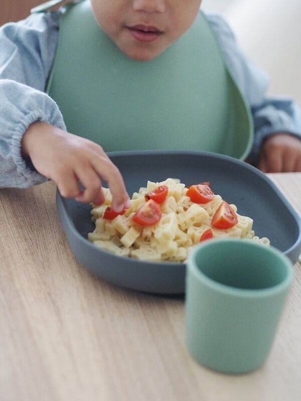 Тарелка для кормления Beaba Assiette Silicone 913550 (Mineral Grey)