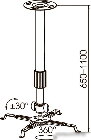 Кронштейн Kromax PROJECTOR-300