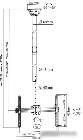 Кронштейн Arm Media LCD-3000