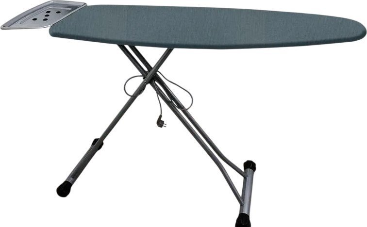 Чехол для гладильной доски Comfort Alumin С подложкой 110x33см (лен/серый базальт)