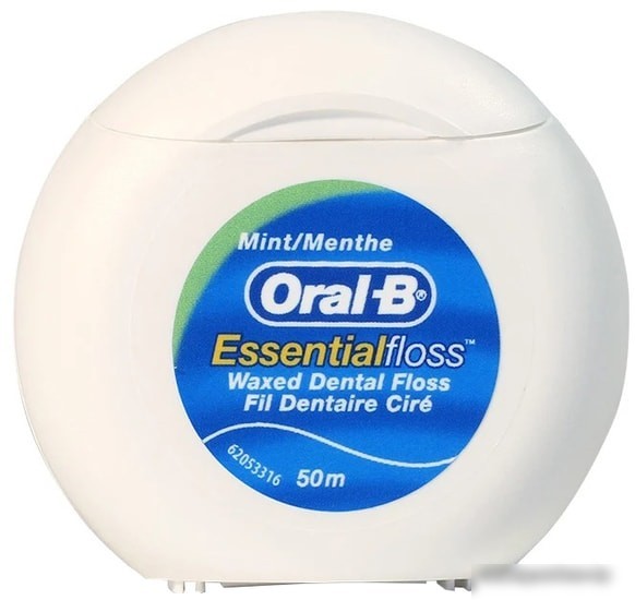 Зубная нить Oral-B Essential Floss Невощеная 50 м