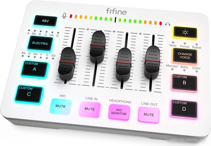 Микшерный пульт FIFINE SC3 (белый)