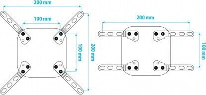 VESA-адаптер для телевизора Kromax ADAPTER-200