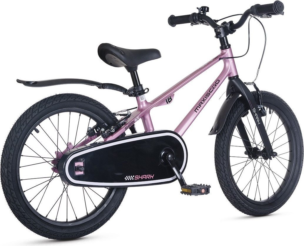 Детский велосипед Maxiscoo Shark Sport 18 2025 MSC-SH1843 (розовый жемчуг, разобранный)