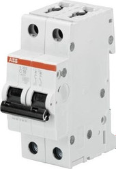 Выключатель автоматический ABB S202-C1.6 2P C 1.6A 6kA 2M 2CDS252001R0974