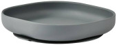 Тарелка для кормления Beaba Assiette Silicone 913550 (Mineral Grey)