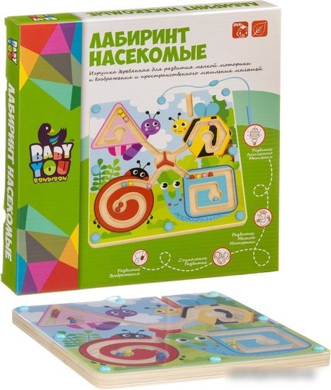 Лабиринт Bondibon Baby You Насекомые ВВ4009