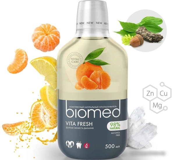 Ополаскиватель для полости рта biomed Vitafresh 500 мл