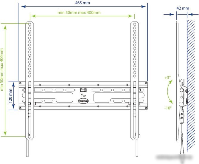 Кронштейн Kromax FLAT-4