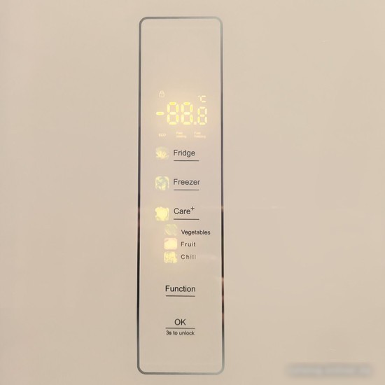 Четырёхдверный холодильник CENTEK CT-1744 Beige