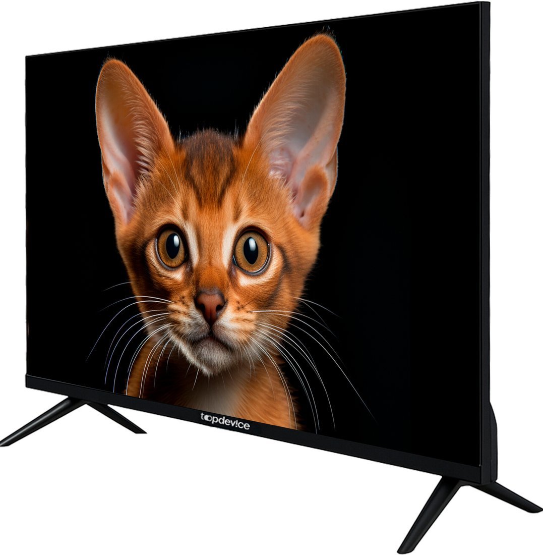Телевизор Topdevice 32" SMART TV YaOS (черный)