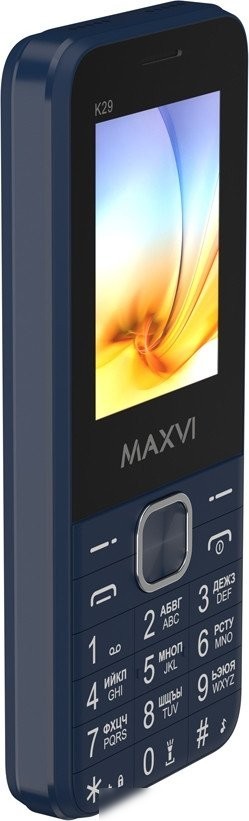 Кнопочный телефон Maxvi K29 (синий)