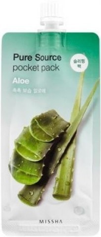 Missha Ночная маска для лица Pure Source Pocket Pack Aloe 10 мл