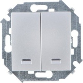 Выключатель Simon 1591392-033 (Алюминий)