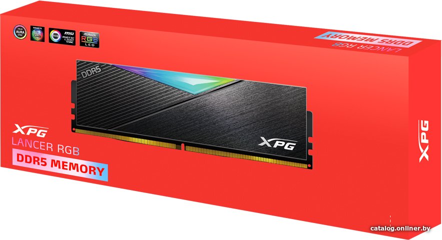 Оперативная память ADATA XPG Lancer RGB 2x16ГБ DDR5 6000МГц AX5U6000C3016G-DCLARBK
