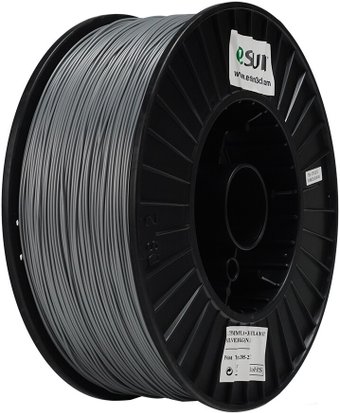 Филамент eSUN PLA+ PLA+175S3B1 (1.75 мм, 3 кг, серебристый)