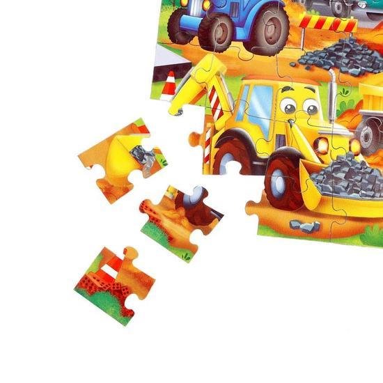 Мозаика/пазл Puzzle Time Машины на стройке 6880913