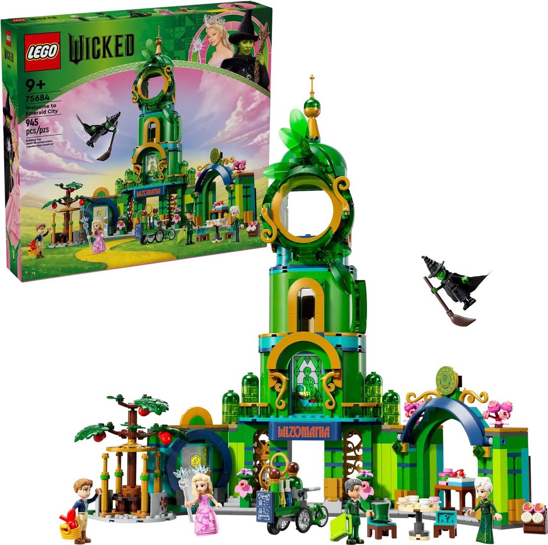 Конструктор LEGO Wicked 75684 Добро пожаловать в Изумрудный город