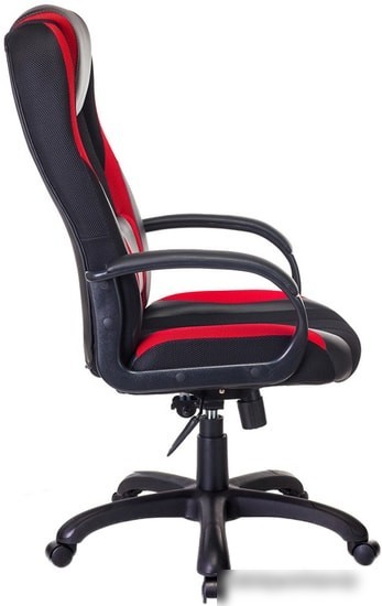 Кресло Бюрократ VIKING-9/BL+RED (черный/красный)