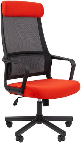 Офисное кресло CHAIRMAN 590 (черный/красный)