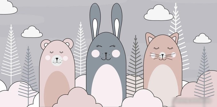 Фотообои Citydecor Cute&Lovely 10 300x150