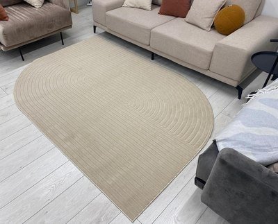 Ковер для жилой комнаты Radjab Carpet Сканди Сизаль Прямоугольник 10980A 13052RK (3x4, Beige/Beige)