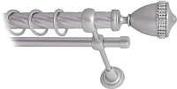 Карниз для штор Lm Decor Кубок 110 2р витой 25/16мм (сатин, 4м)