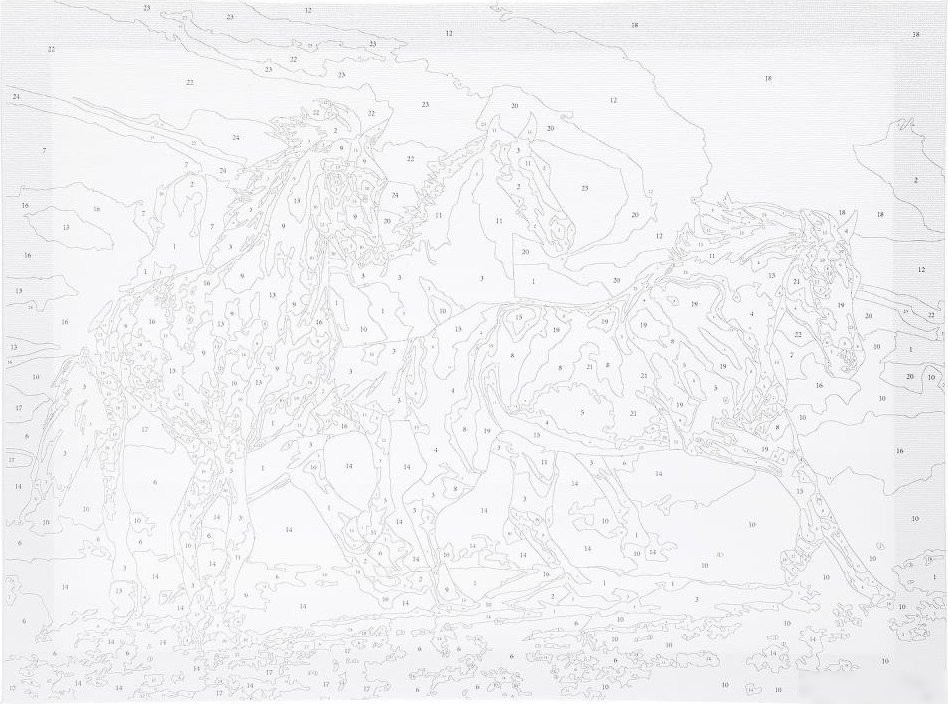 MultiArt Лошади CANV30X40-HOR