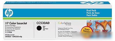 Картридж HP CC530AD 2 шт.
