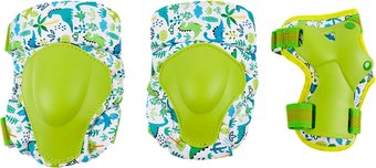 Комплект защиты Tech Team Safe Fit Kids 1.0 NN011968 (L, зеленый)