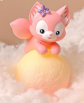 Ночник ILikeGift Cute Little Fox 137P-JM8268-01 (фиолетовый)