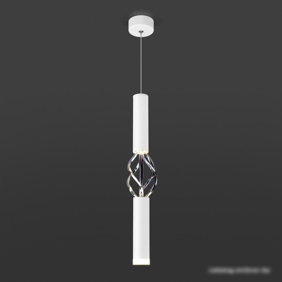 Подвесная люстра Евросвет 50191/1 LED (белый/хром)