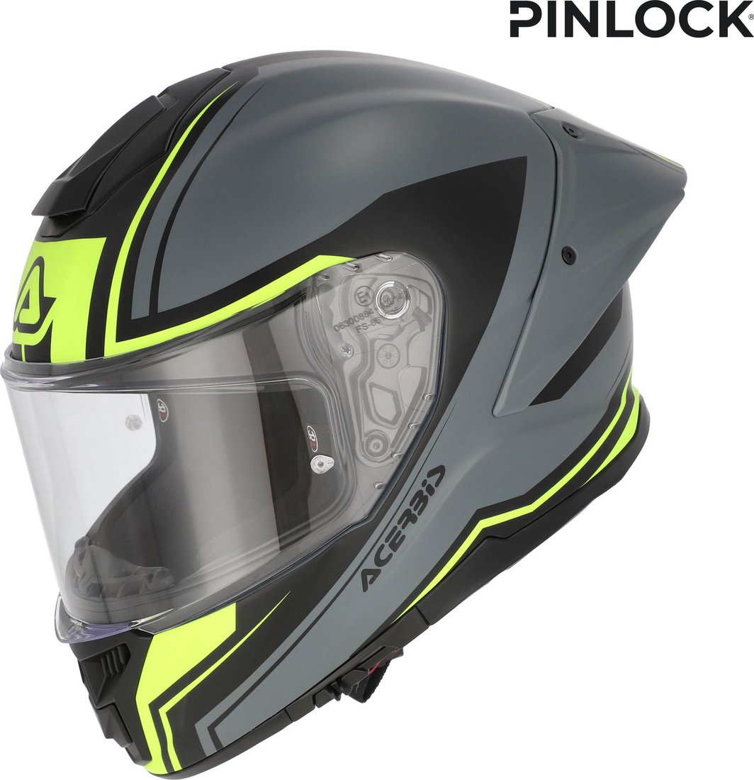 Мотошлем Acerbis Tarmak-X 0027315.290.069 (XXL, серый/желтый)