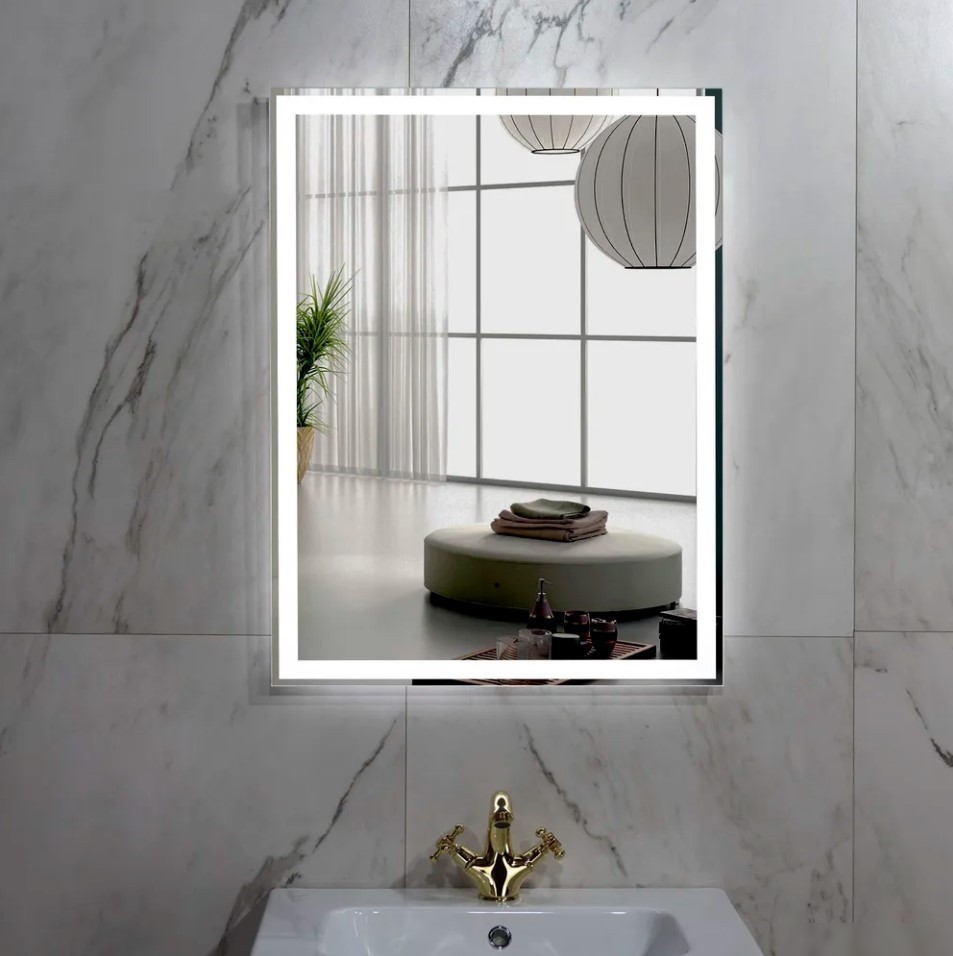 Пекам Зеркало Greta 50x80 greta-50x80B (с подсветкой и бесконтактным сенсором)