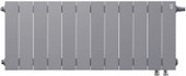 Биметаллический радиатор Royal Thermo PianoForte 300 VDR Silver Satin (12 секций)