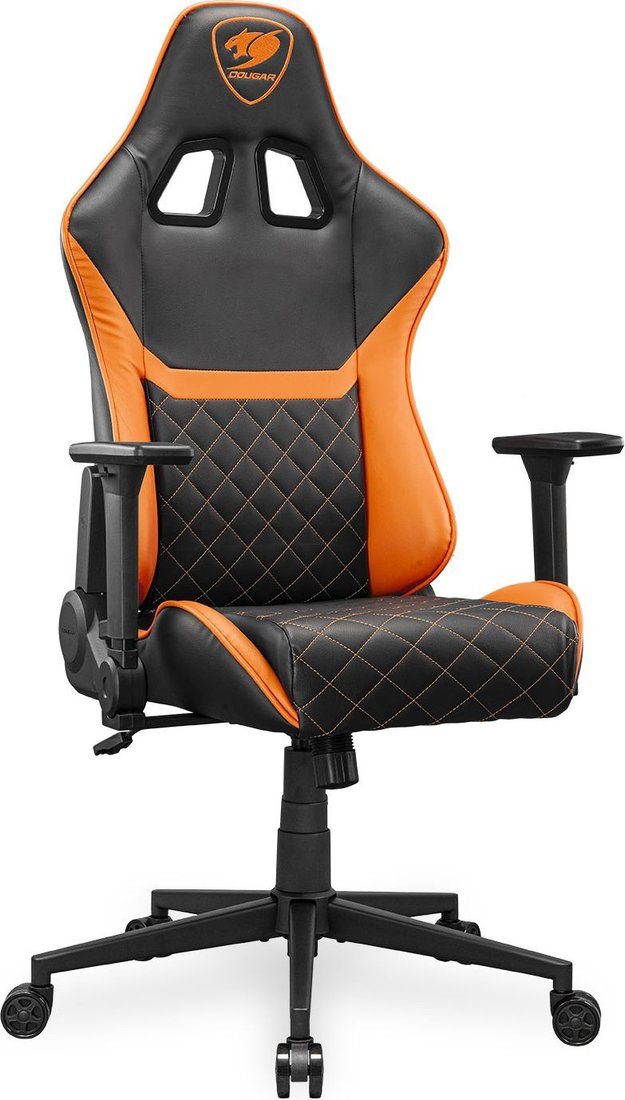 Игровое (геймерское) кресло Cougar Armor One V2 (черный/оранжевый)